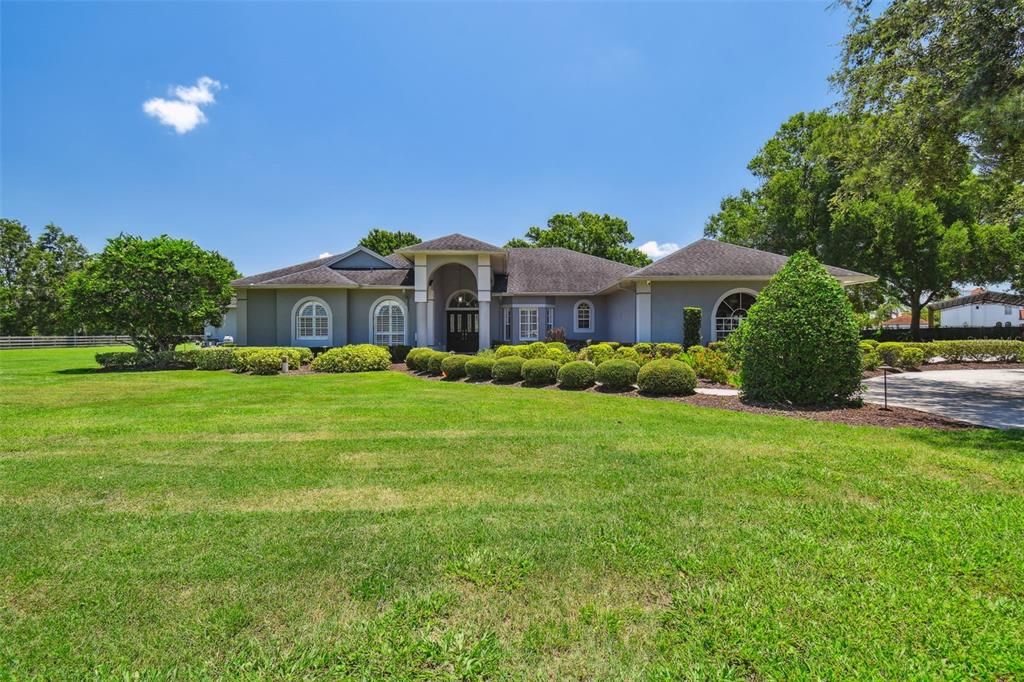 Backyard, Exterior, Facade, Mediterranean