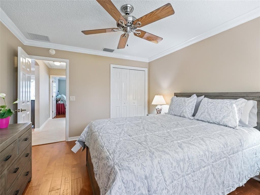 Bedroom, Interior, Wood Texture Flooring