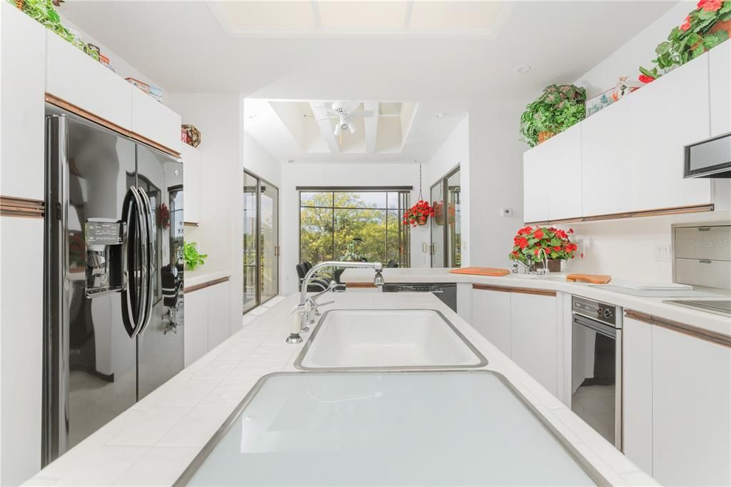 Interior, Kitchen, Tile Countertops