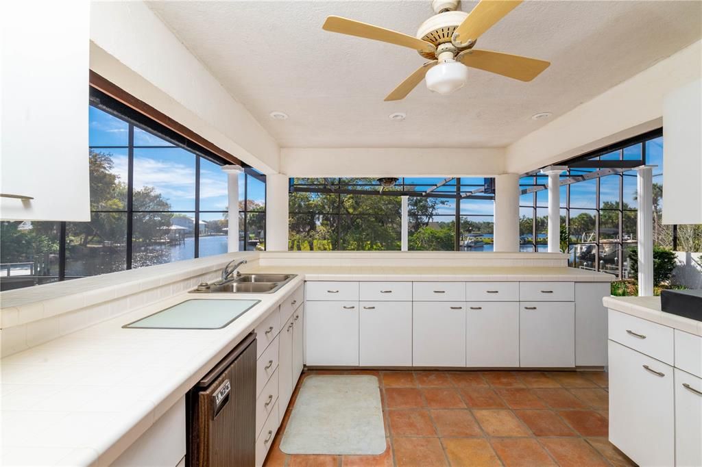 Interior, Kitchen, Tile Countertops