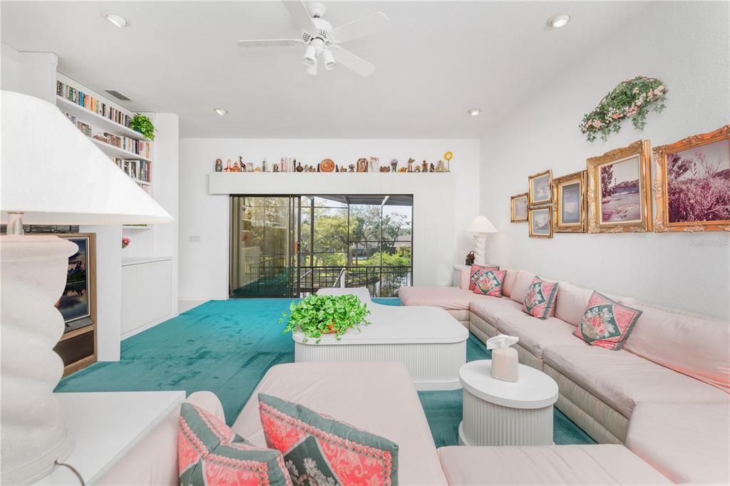 Interior, Living room, Recessed Lighting