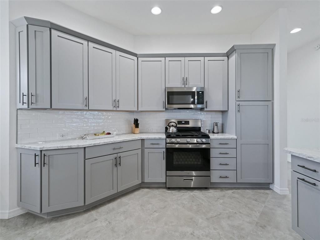 Interior, Kitchen, Recessed Lighting, Stainless Steel Appliances