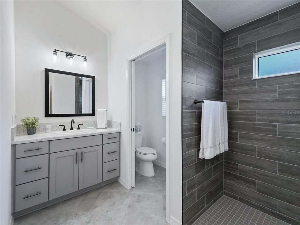 Bathroom, Interior, Wooden Walls