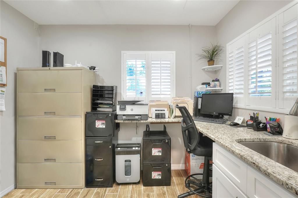 Home Office, Interior, Wood Texture Flooring