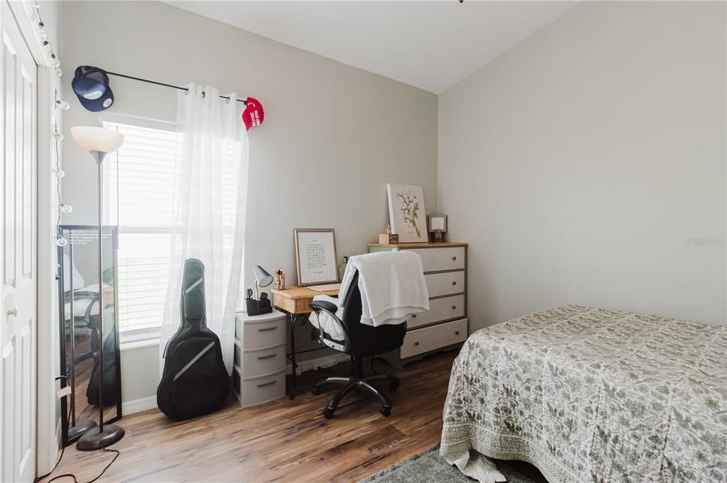 Bedroom, Home Office, Interior, Wood Texture Flooring