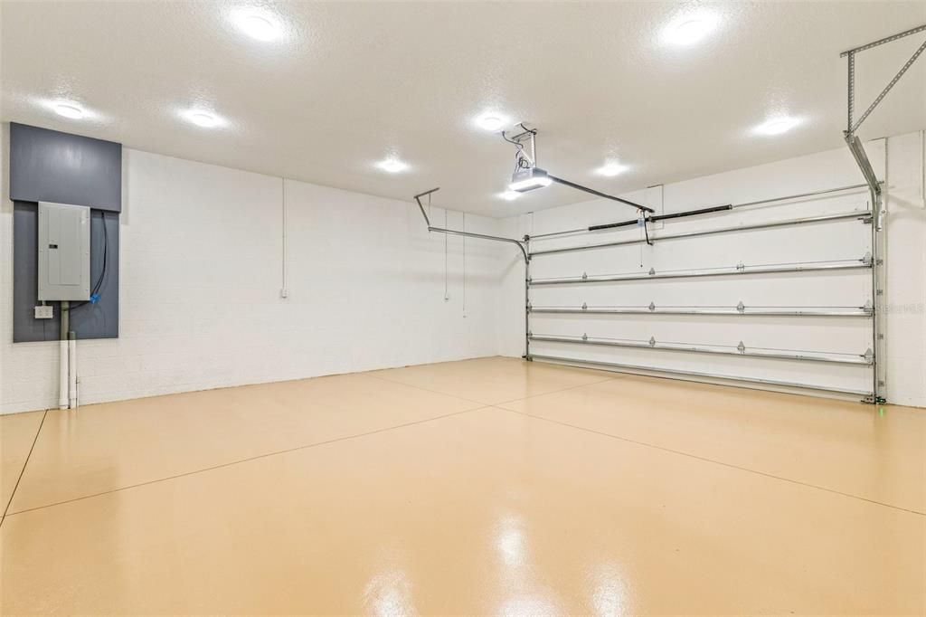 Garage, Interior, Recessed Lighting