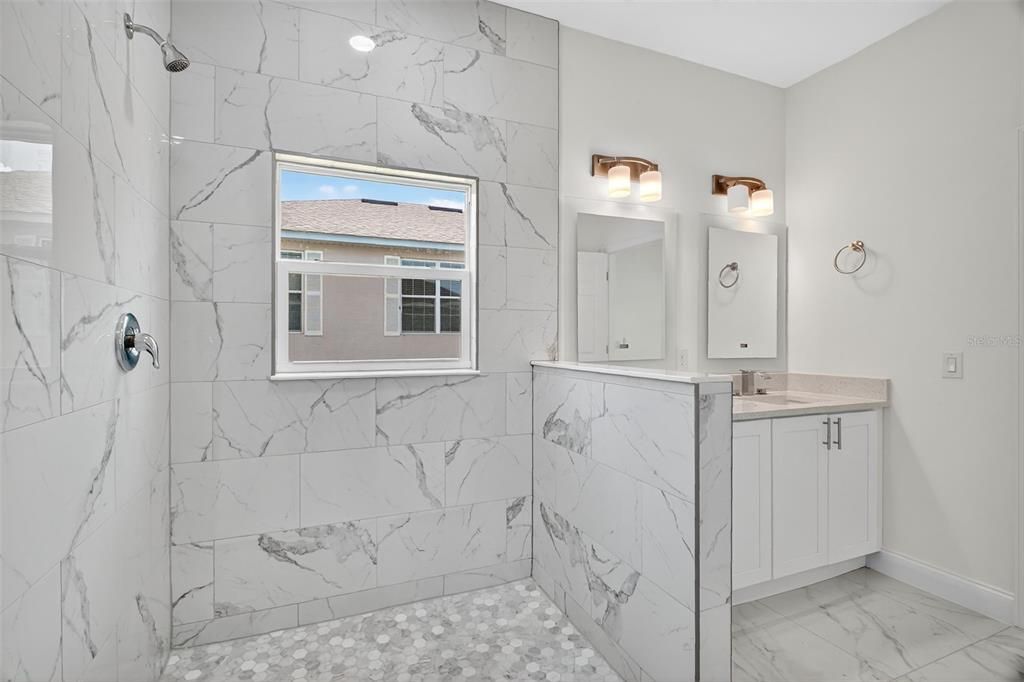 Bathroom, Interior, Marble, Marble Walls