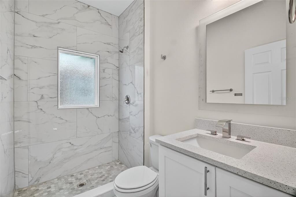 Bathroom, Interior, Marble Walls