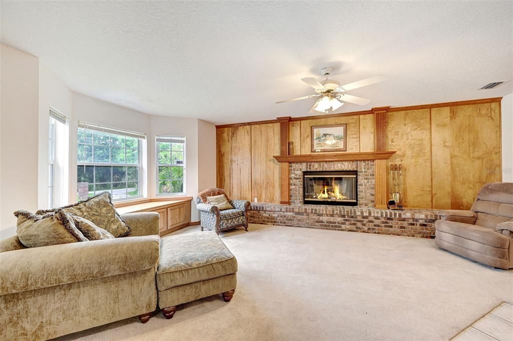 Fireplace, Interior, Living room, Wooden Walls