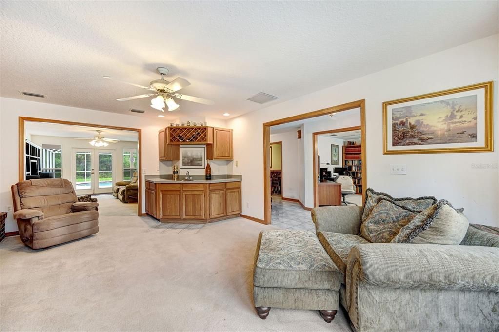 Interior, Kitchen, Living room, Recessed Lighting