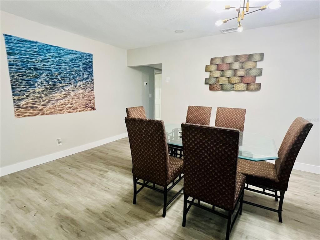 Dining room, Interior, Wood Texture Flooring
