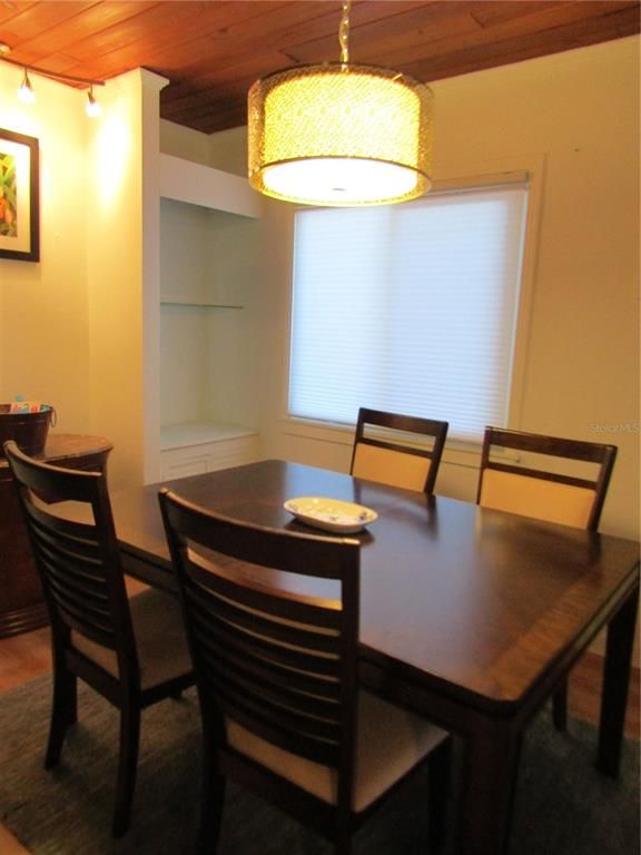 Dining room, Interior, Wooden Ceilings