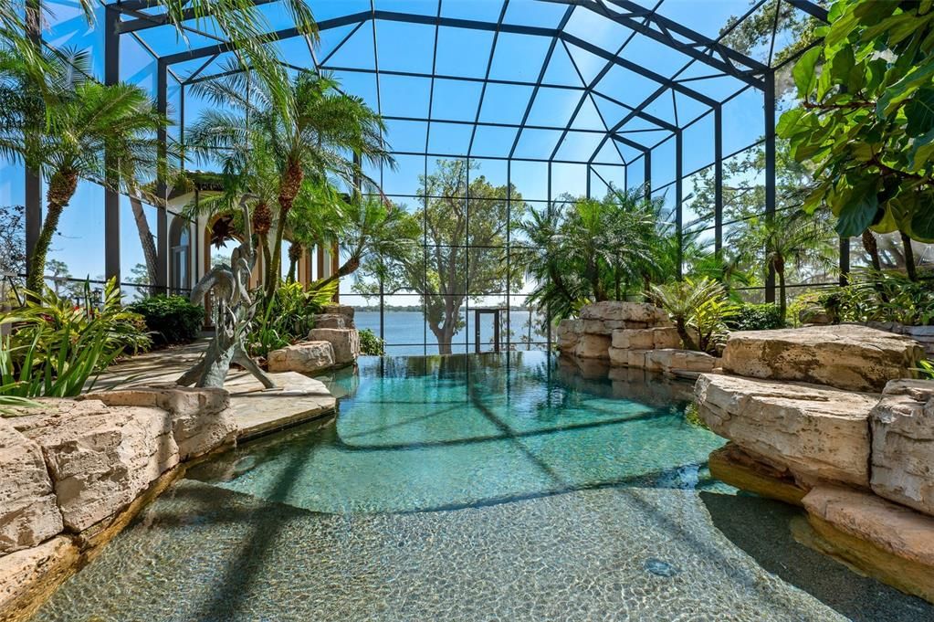 Glass Ceilings, Interior, Pool, Sun Room, Water