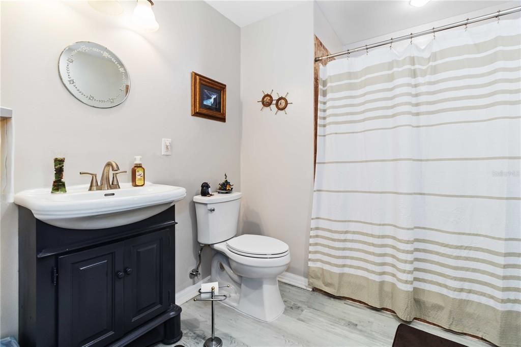 Bathroom, Interior, Wood Texture Flooring