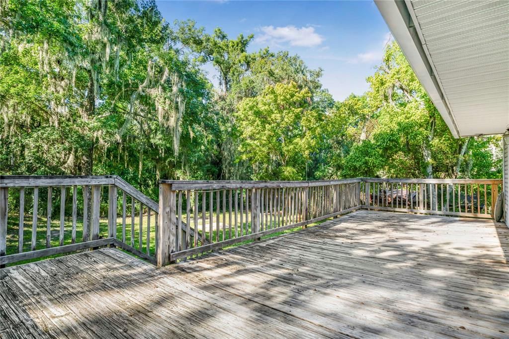 Backyard, Exterior, Wood Texture Flooring