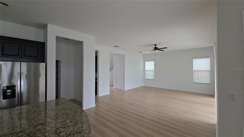 Empty room, Interior, Kitchen, Wood Texture Flooring