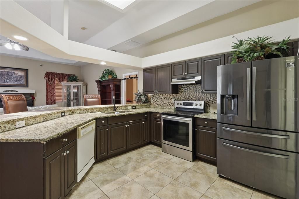 Interior, Kitchen, Recessed Lighting, Stainless Steel Appliances