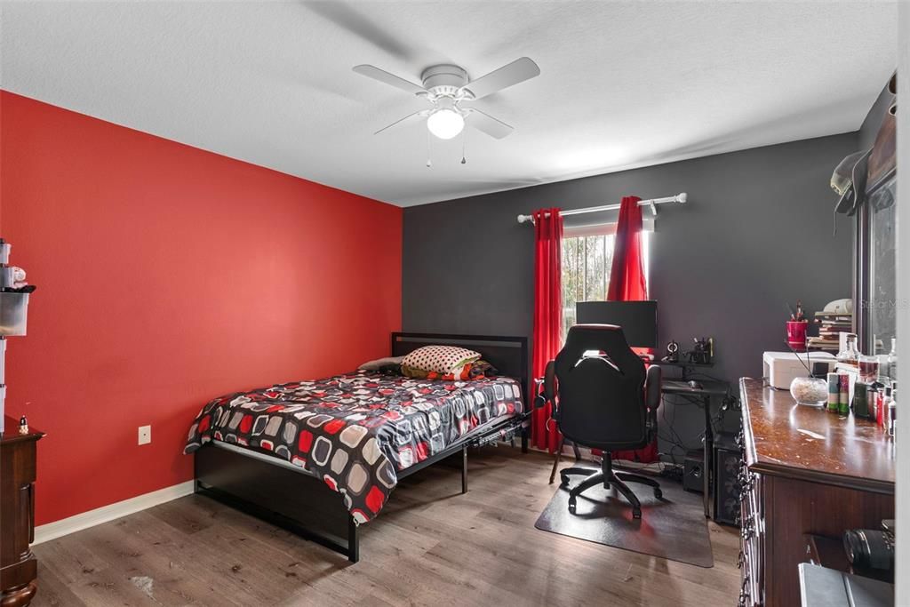 Bedroom, Home Office, Interior, Wood Texture Flooring