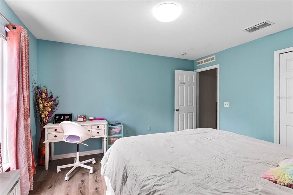 Bedroom, Home Office, Interior, Wood Texture Flooring