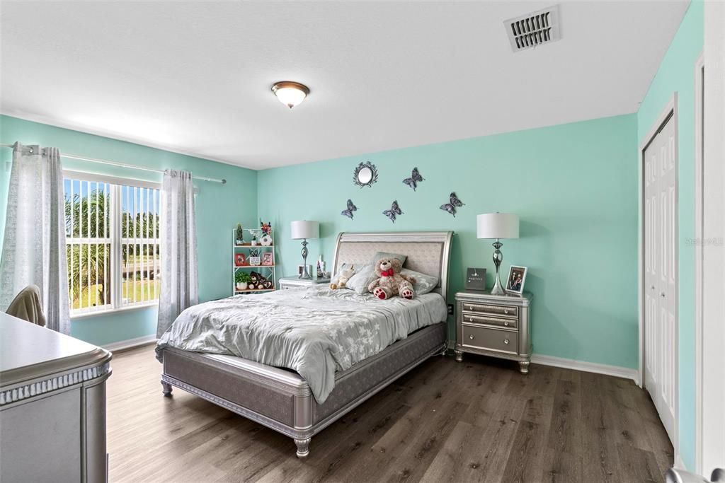 Bedroom, Interior, Wood Texture Flooring