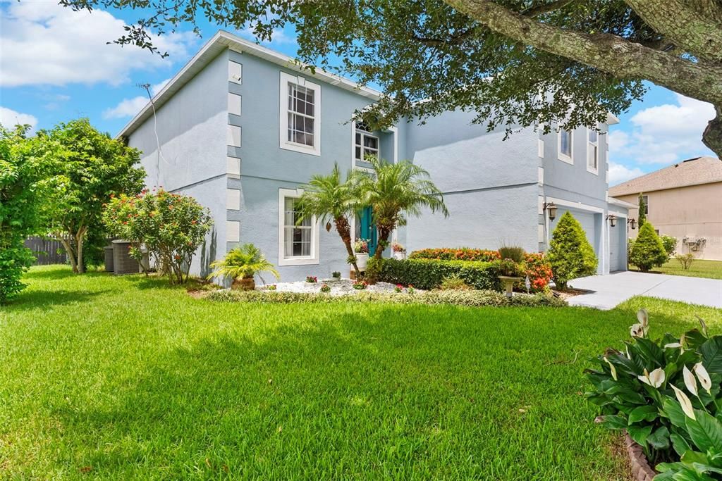 Attached, Backyard, Exterior, Facade, Spanish Mediterranean