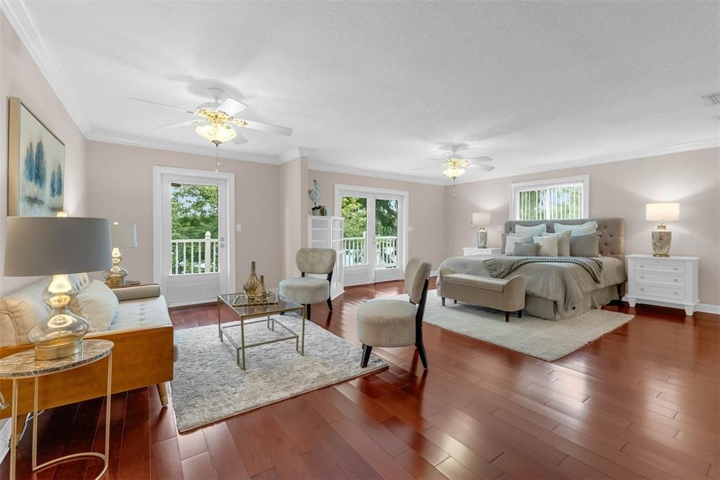 Bedroom, Interior, Wood Texture Flooring