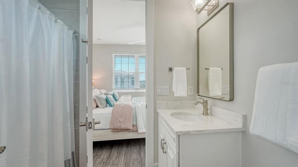 Bathroom, Interior, Wood Texture Flooring
