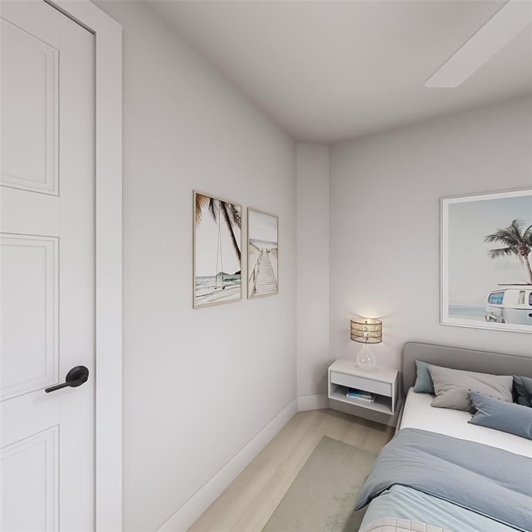 Bedroom, Interior, Wood Texture Flooring