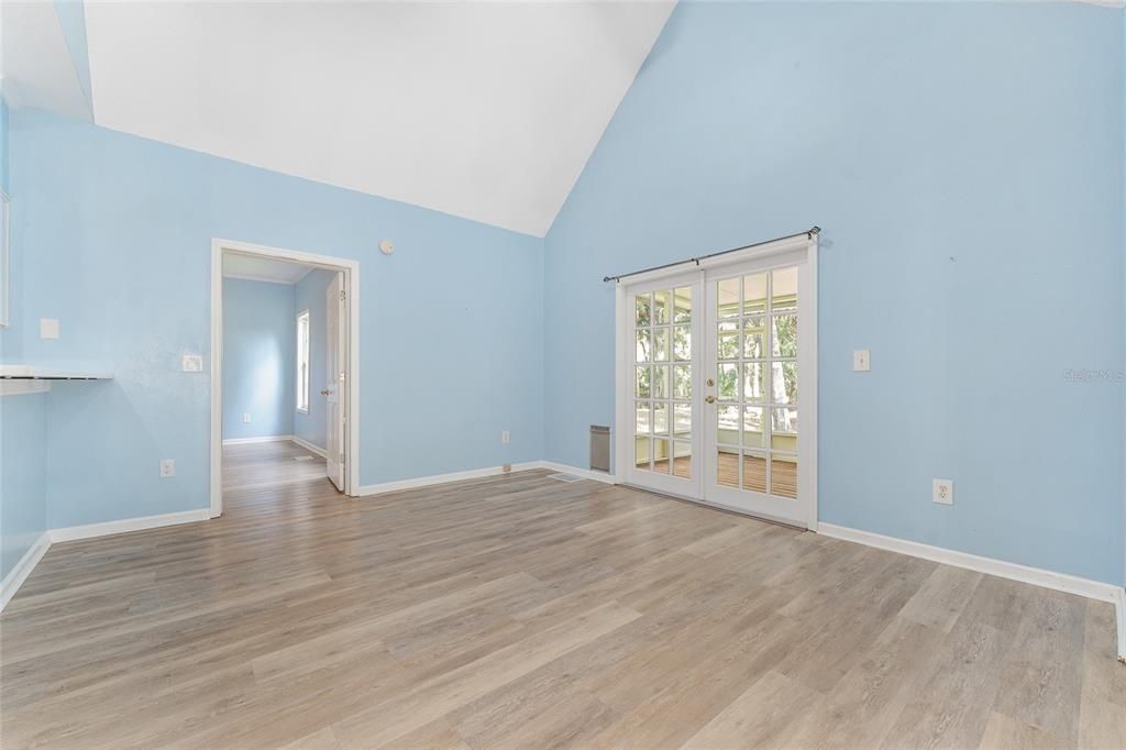 Empty room, Interior, Wood Texture Flooring