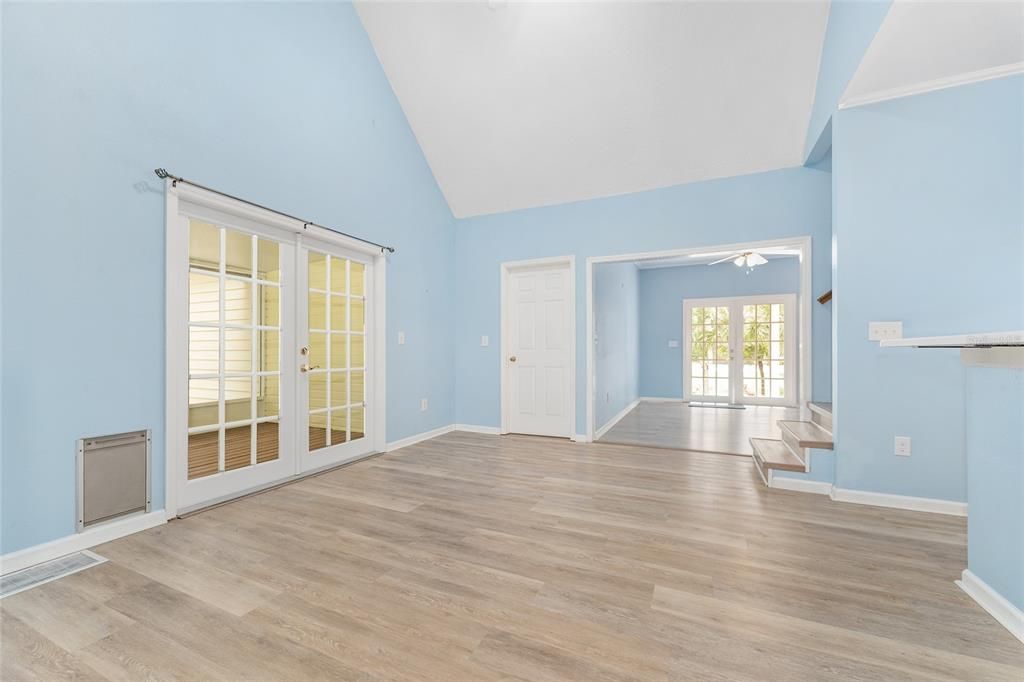 Empty room, Interior, Wood Texture Flooring