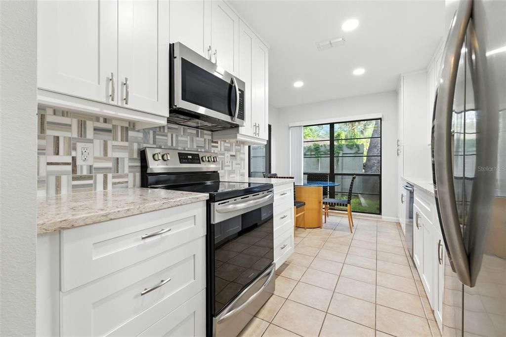 Interior, Kitchen, Recessed Lighting, Stainless Steel Appliances
