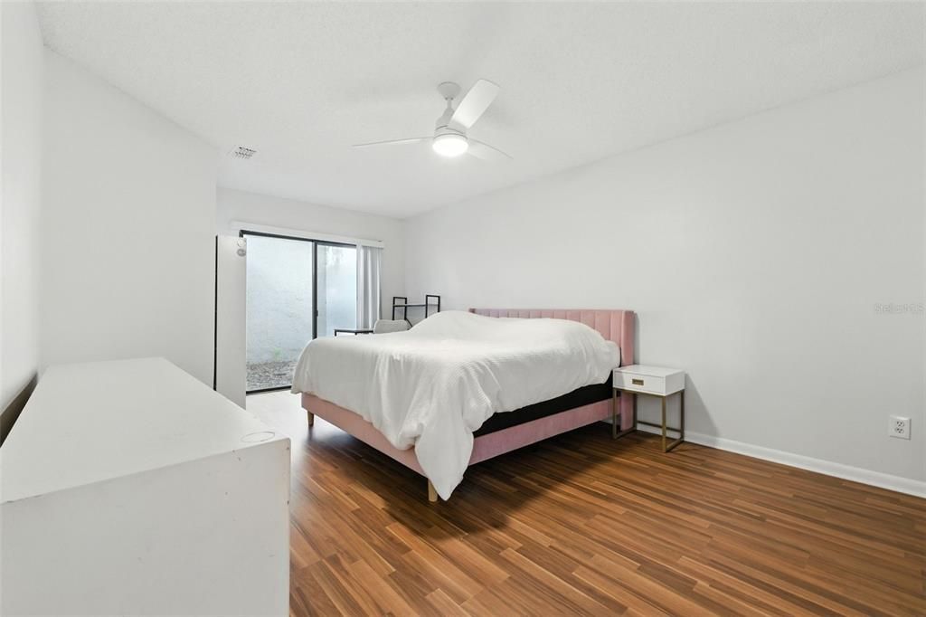 Bedroom, Interior, Wood Texture Flooring