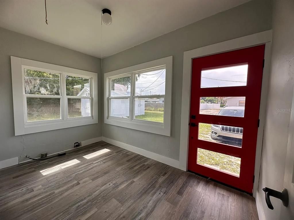 Empty room, Interior, Wood Texture Flooring