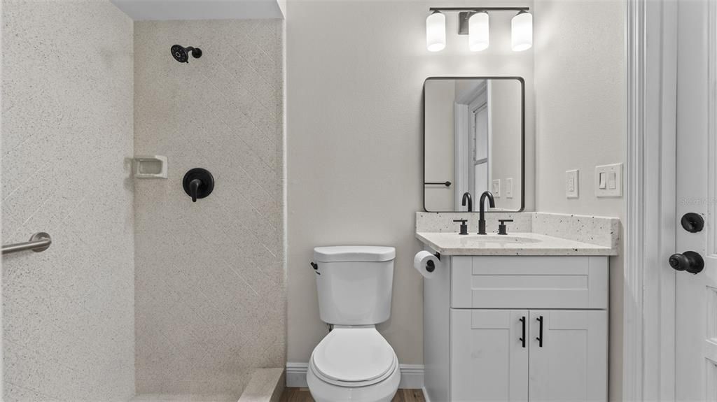 Bathroom, Interior, Wood Texture Flooring