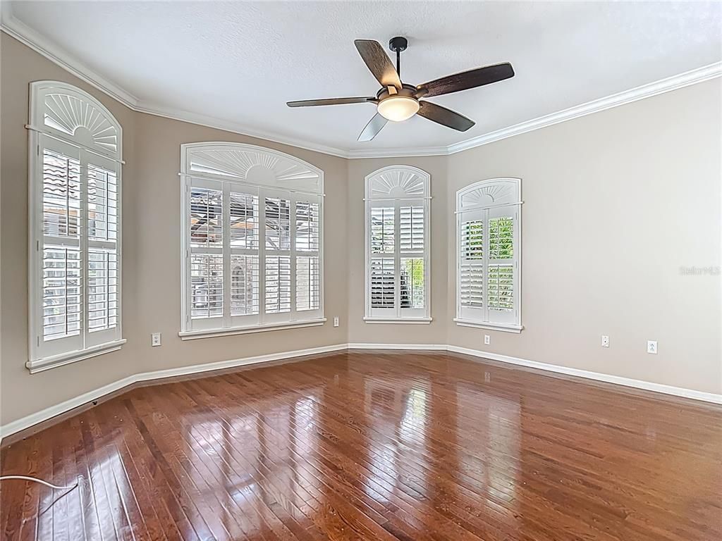 Empty room, Interior, Wood Texture Flooring
