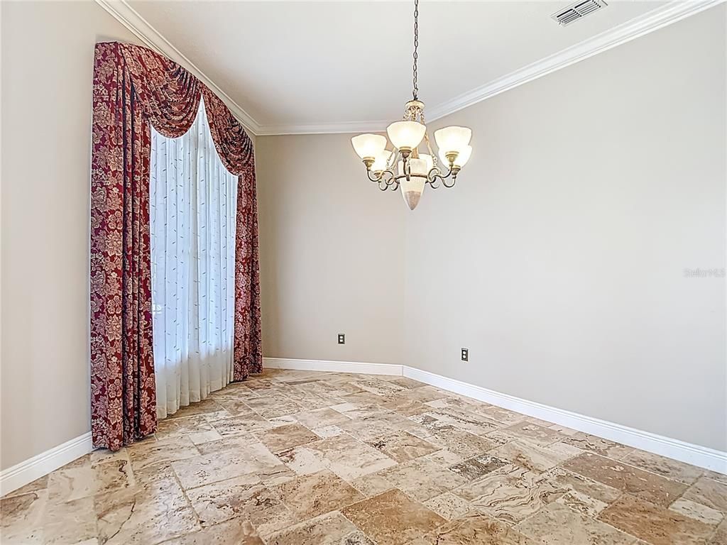 Chandelier, Empty room, Interior