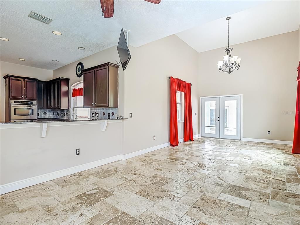 Chandelier, Interior, Kitchen, Recessed Lighting