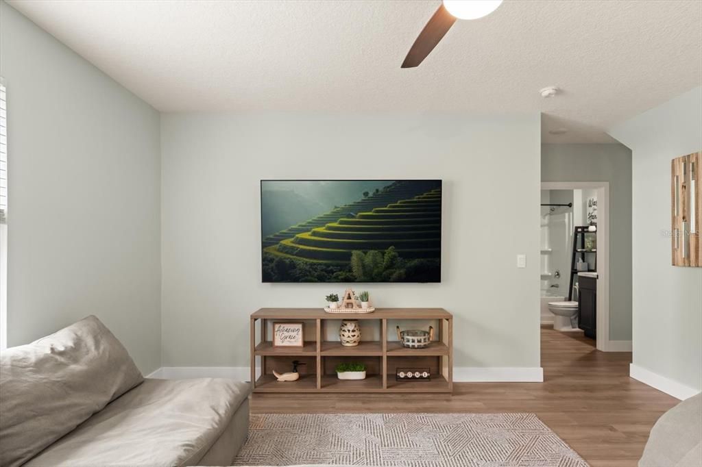 Bathroom, Interior, Wood Texture Flooring