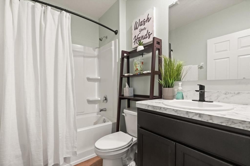 Bathroom, Interior, Wood Texture Flooring