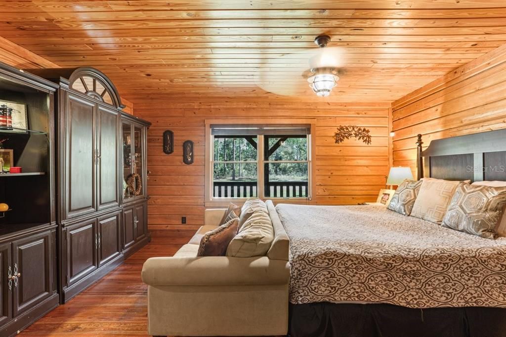 Bedroom, Interior, Wooden Ceilings, Wood Texture Flooring, Wooden Walls