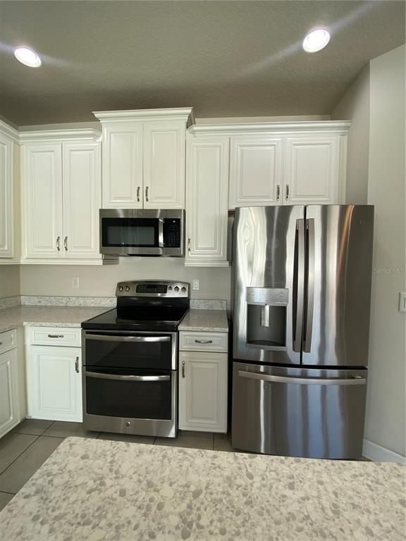 Interior, Kitchen, Recessed Lighting, Stainless Steel Appliances