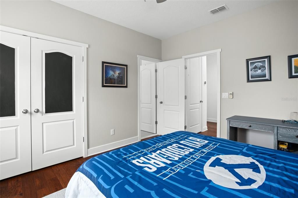 Bedroom, Interior, Wood Texture Flooring