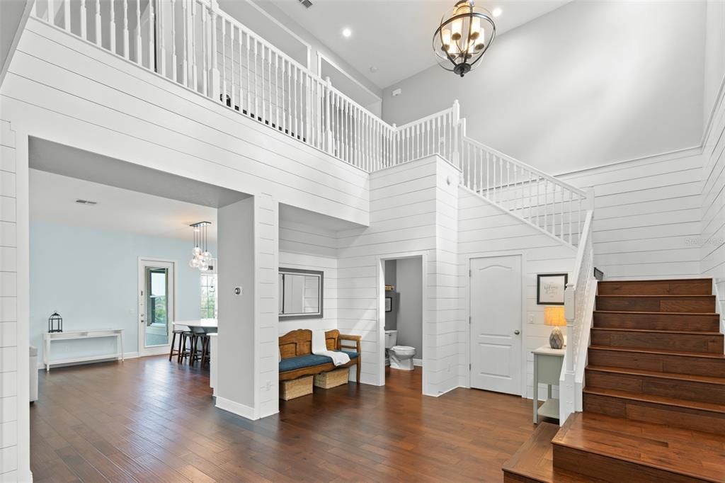 Chandelier, Dining room, Interior, Pendant Lights, Recessed Lighting, Wood Texture Flooring
