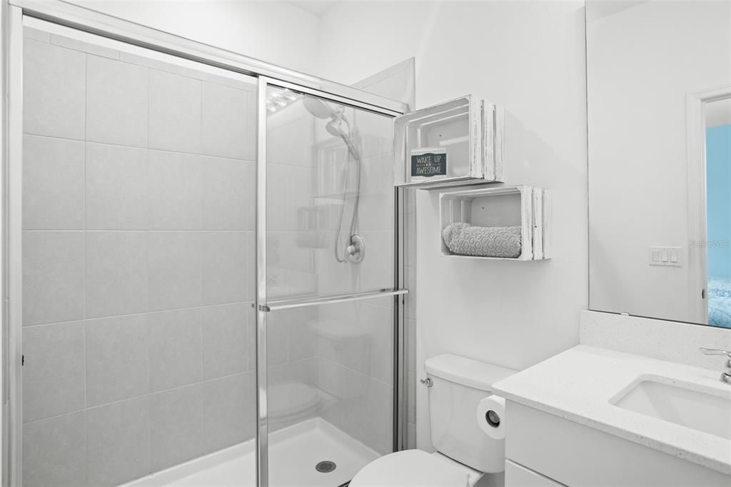 Bathroom, Glass Shower, Interior