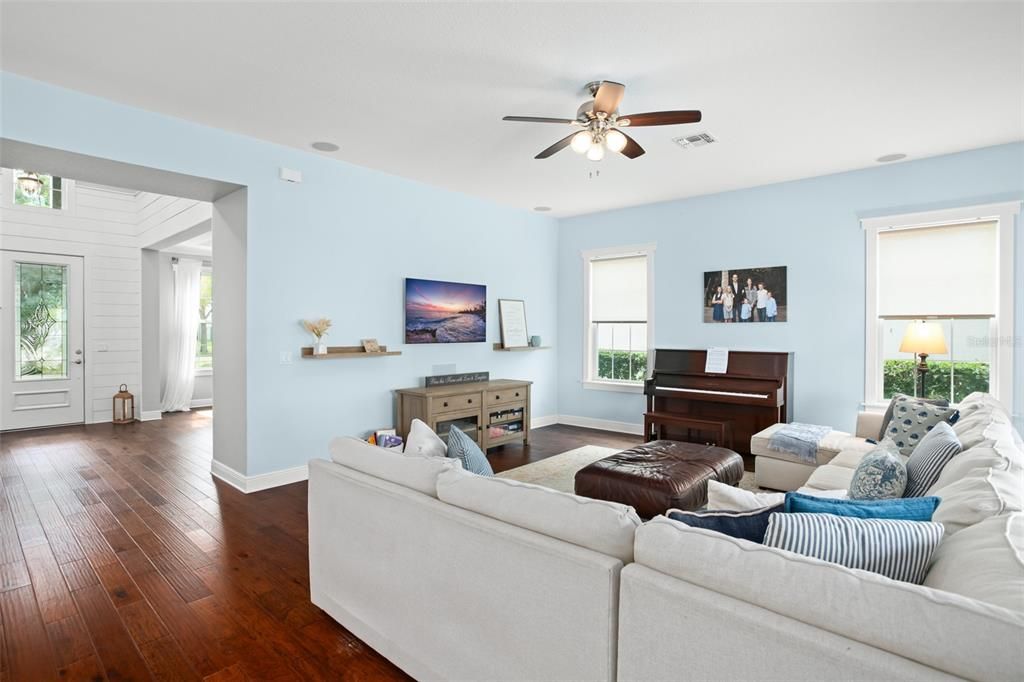 Interior, Living room, Piano, Wood Texture Flooring