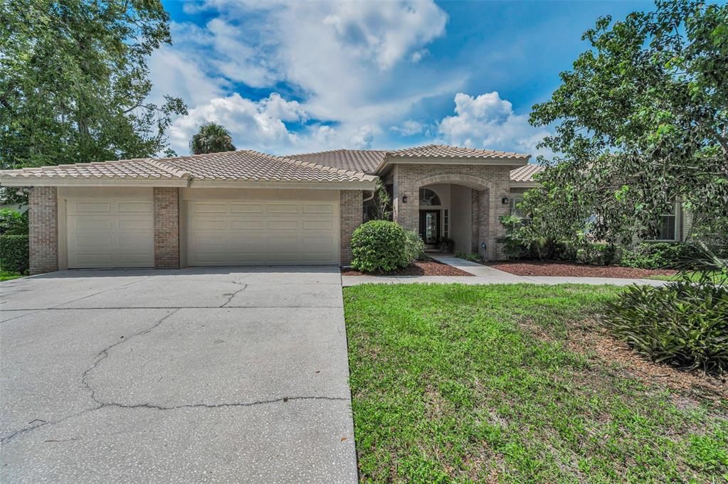 Attached, Exterior, Facade, Brick Facade, Mediterranean