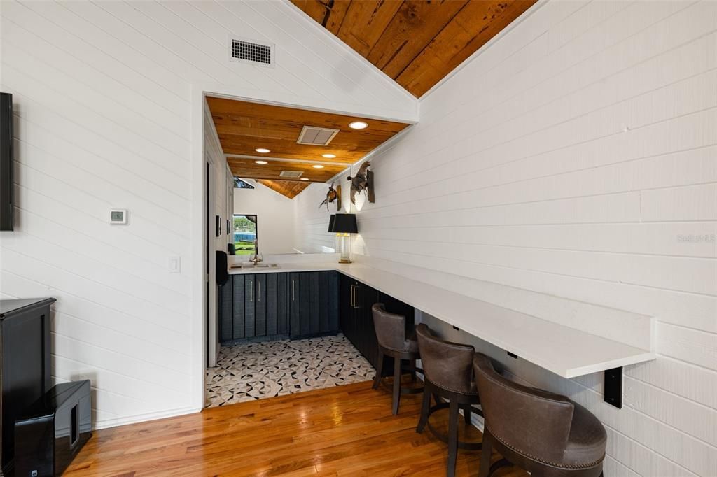 Interior, Recessed Lighting, Wooden Ceilings, Wood Texture Flooring