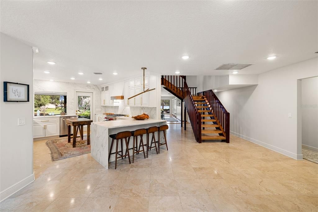 Interior, Kitchen, Pendant Lights, Recessed Lighting