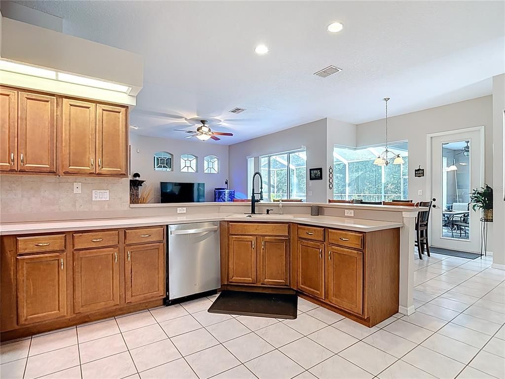 Interior, Kitchen, Recessed Lighting