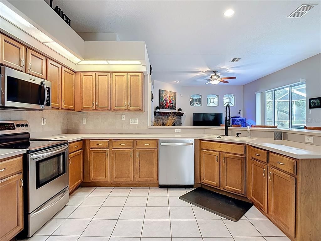 Interior, Kitchen, Recessed Lighting